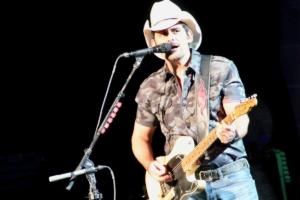 Brad Paisley on his Brad Paisley World Tour at Xfinity Center in Mansfield, MA