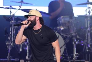 Dylan Scott and Mackenzie Carpenter at Leader Bank Pavilion in Boston, MA on 5/30/2024