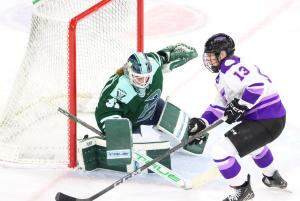 PWHL's Boston Fleet vs Minnesota Frost at the Tsongas Center in Lowell, Massachusetts on 12/4/2024.