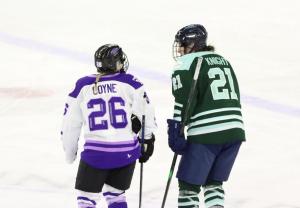 PWHL's Boston Fleet vs Minnesota Frost at the Tsongas Center in Lowell, Massachusetts on 12/4/2024.