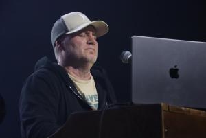 Paul Wolstencroft at Soundcheck Studios in Pembroke, Massachusetts on January 24, 2025.