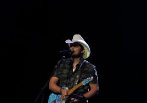 Brad Paisley on his Brad Paisley World Tour at Xfinity Center in Mansfield, MA