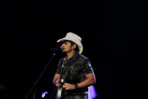 Brad Paisley on his Brad Paisley World Tour at Xfinity Center in Mansfield, MA