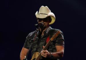 Brad Paisley on his Brad Paisley World Tour at Xfinity Center in Mansfield, MA