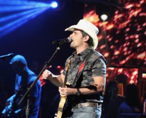 Brad Paisley on his Brad Paisley World Tour at Xfinity Center in Mansfield, MA