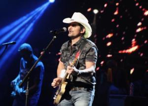 Brad Paisley on his Brad Paisley World Tour at Xfinity Center in Mansfield, MA