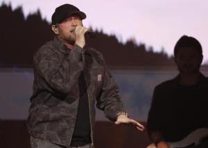 Cole Swindell at the Mohegan Sun Arena in Uncasville, CT on February 6, 2025.