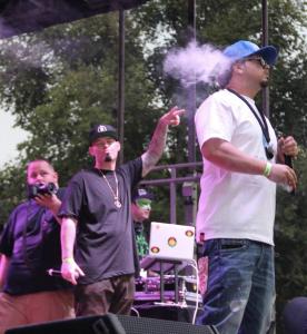 Paul Wall and Baby Bash at the 2017 Boston Freedom Rally