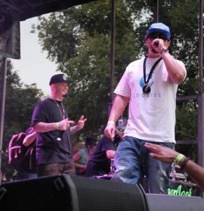 Paul Wall and Baby Bash at the 2017 Boston Freedom Rally