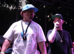 Paul Wall and Baby Bash at the 2017 Boston Freedom Rally