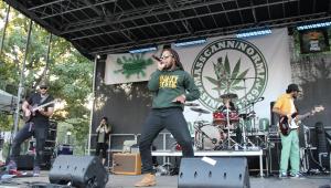 Mighty Mystic at the 2017 Boston Freedom Rally