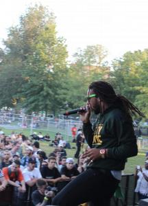 Mighty Mystic at the 2017 Boston Freedom Rally